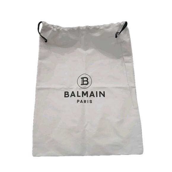 Balmain Other - Balmain Paris Circle B White Logo Dust Bag Storage Cover Drawstring Bag Medium